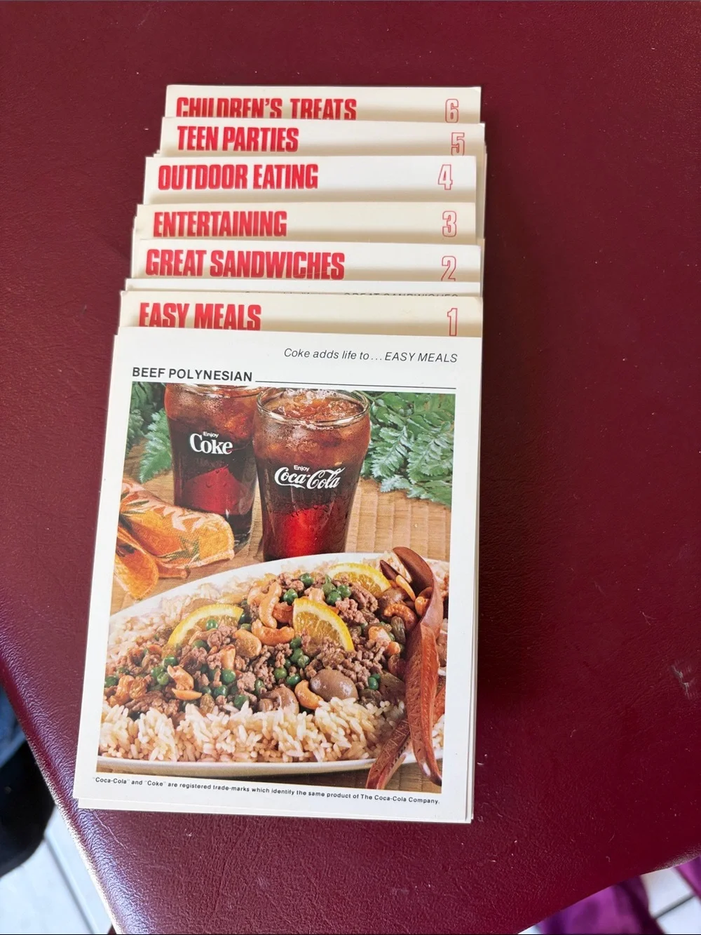 Coca Cola Recipe Box